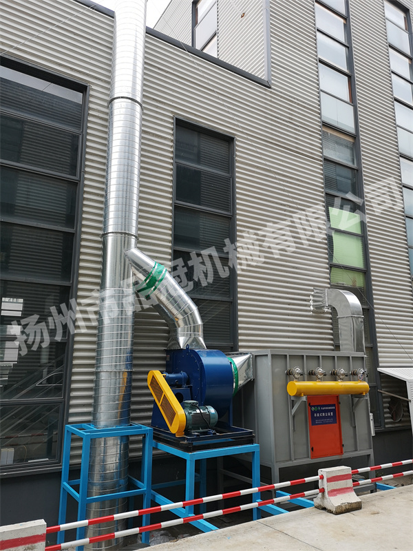 单级滤芯除尘器安装实景